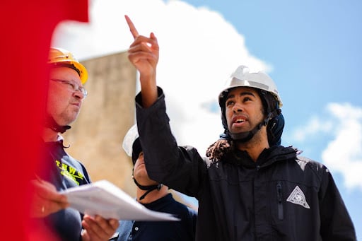 Utility operator pointing